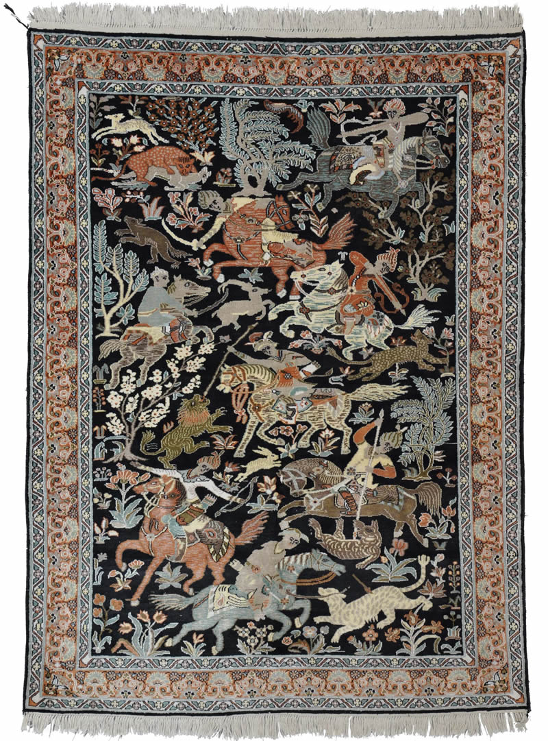 Kashmir Silk Rug