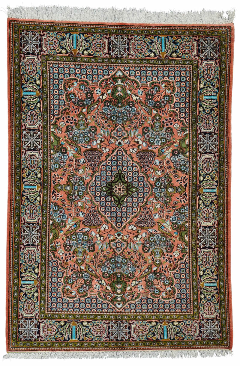 Qum Silk Persian Rug