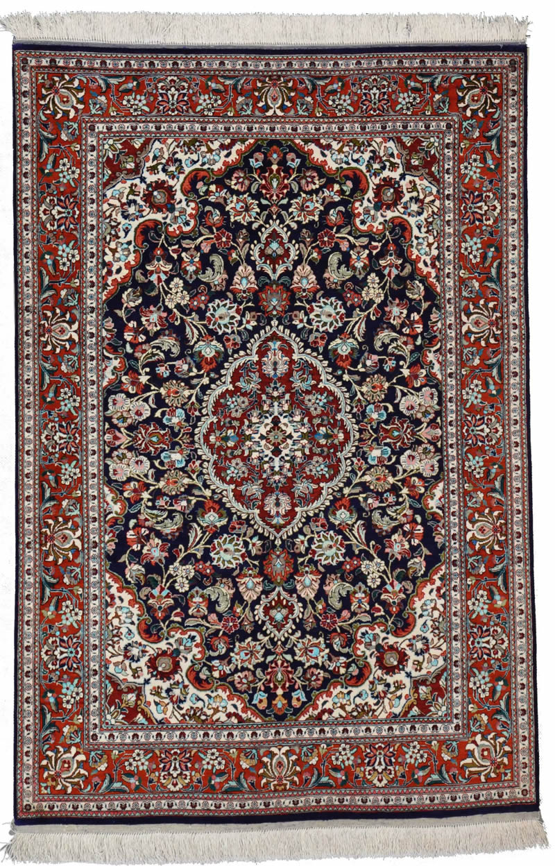 Qum Silk Persian Rug