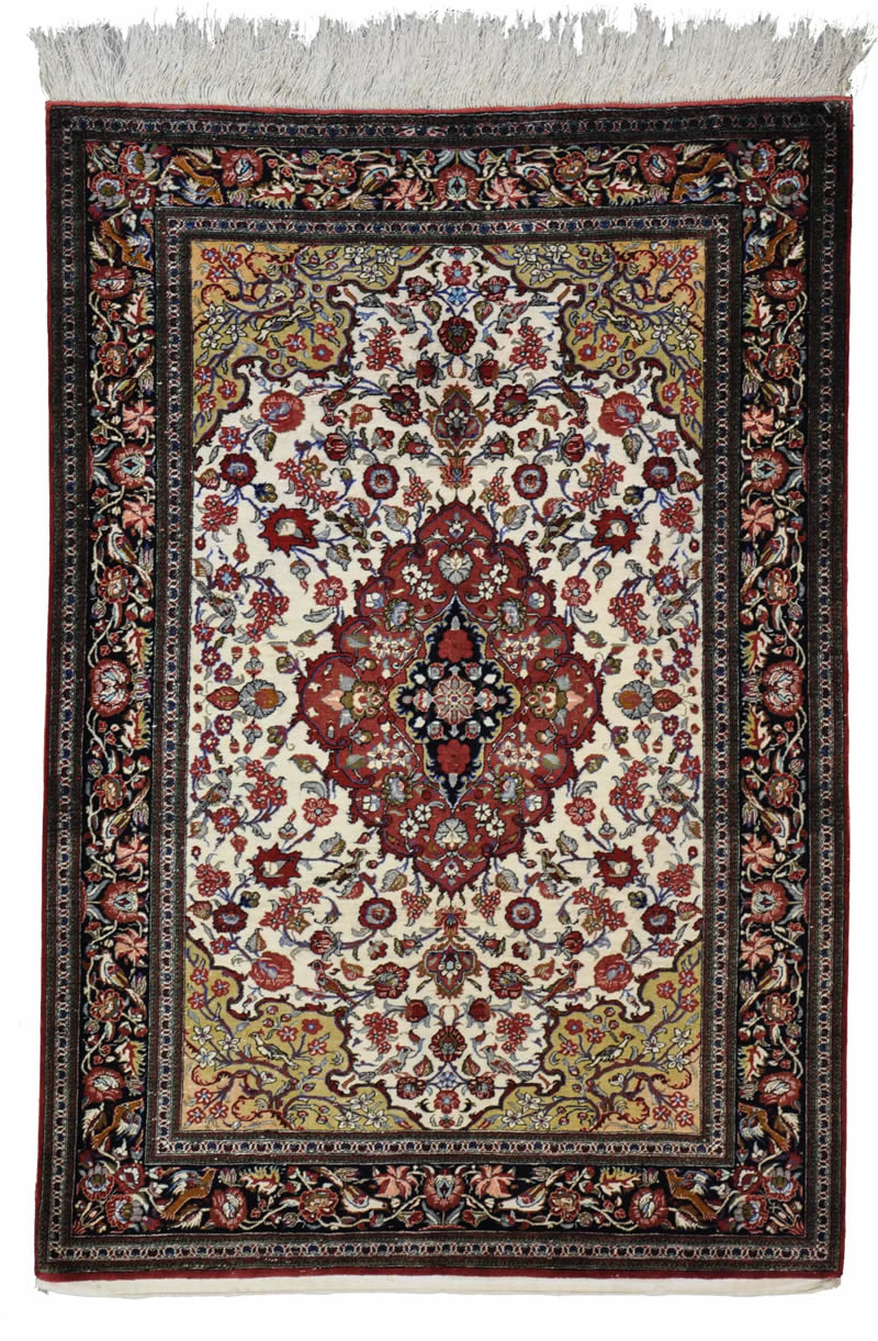 Qum Silk Persian Rug