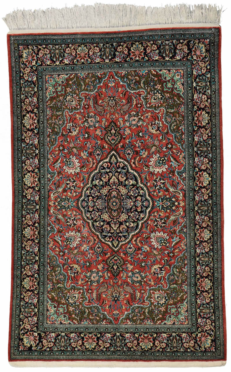 Qum Silk Persian Rug