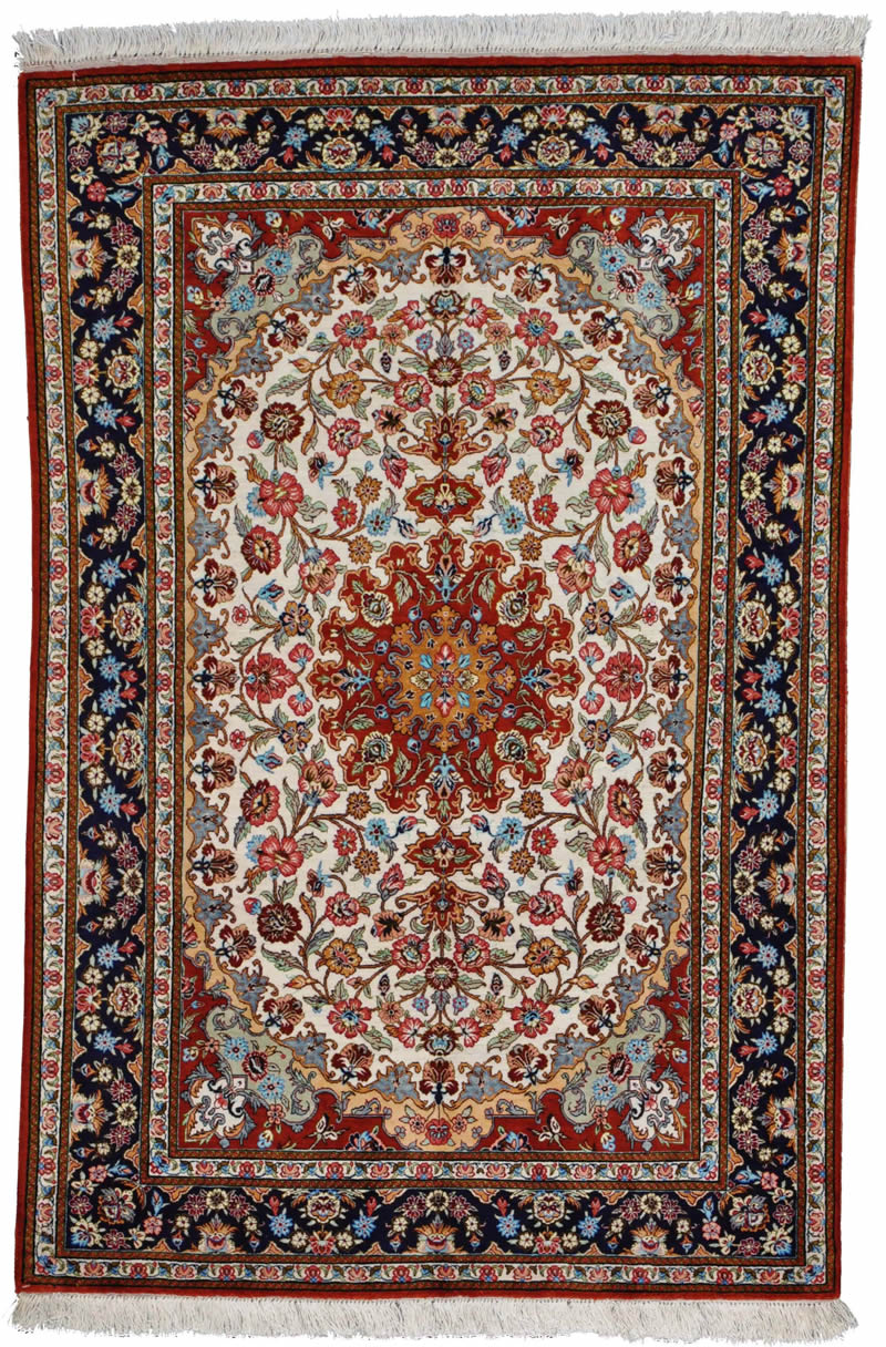 Qum Silk Persian Rug