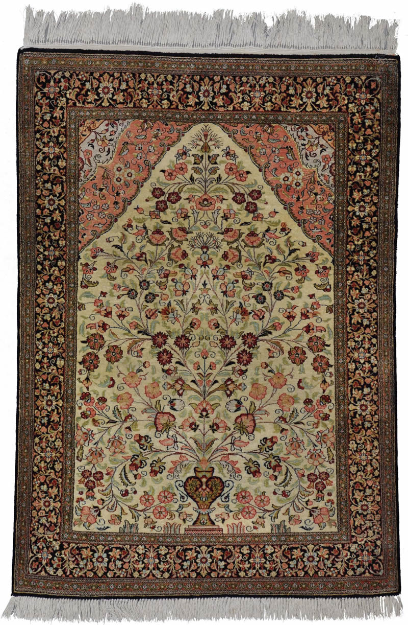 Qum Silk Persian Rug