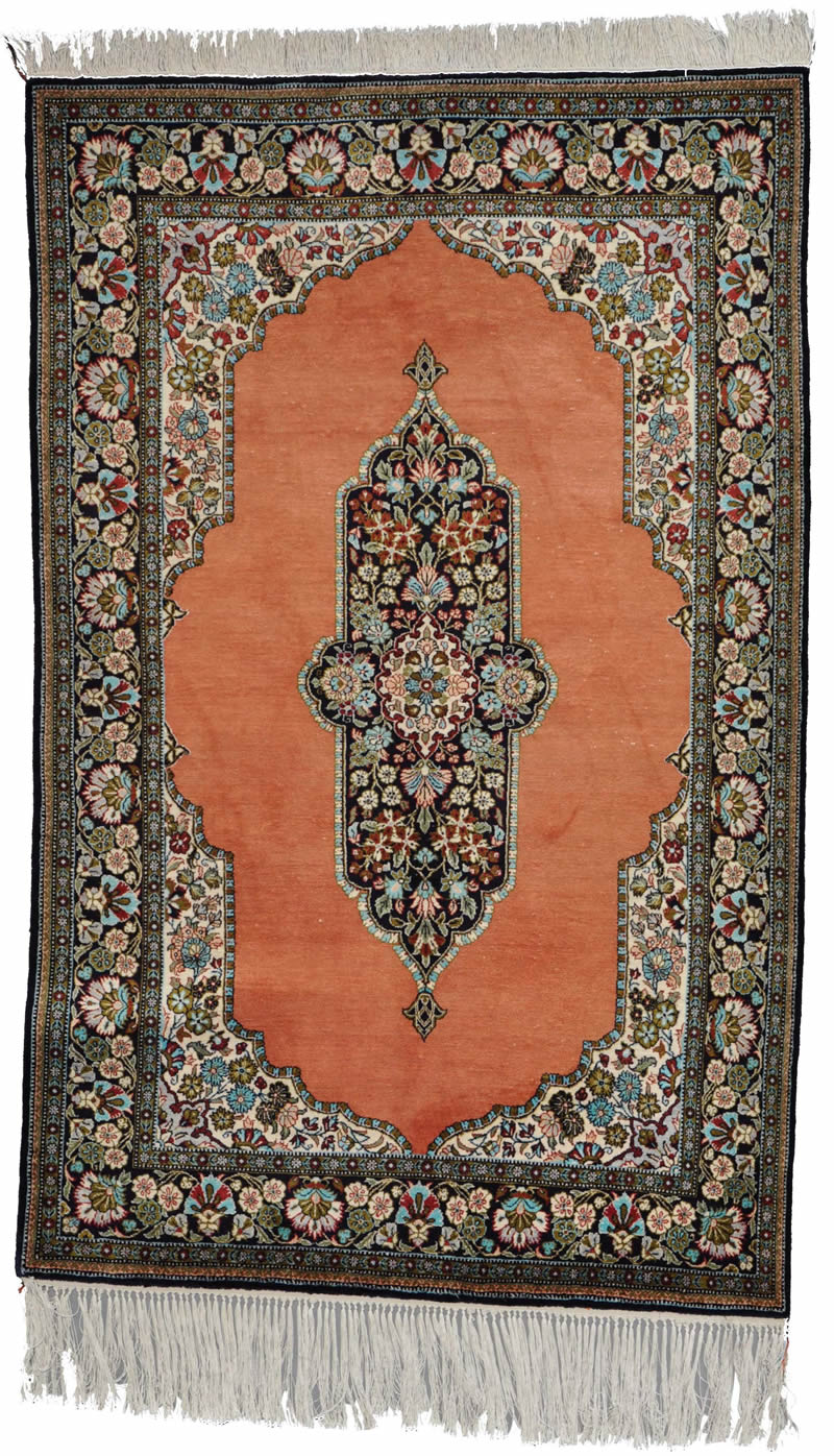 Qum Silk Persian Rug