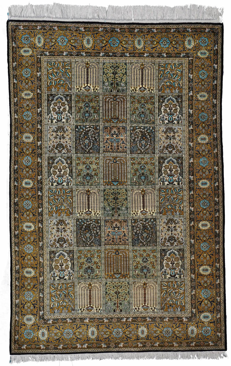 Qum Silk Persian Rug