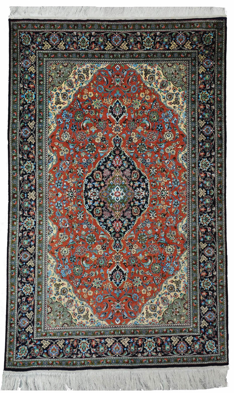 Qum Silk Persian Rug