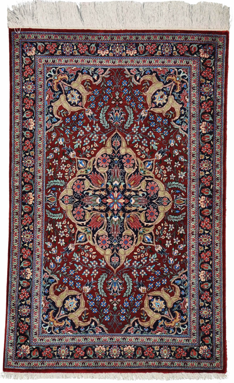 Qum Silk Persian Rug