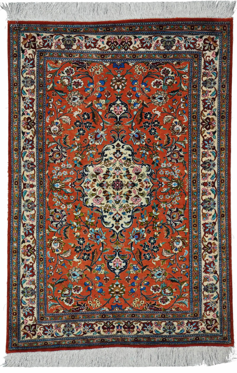 Qum Silk Persian Rug