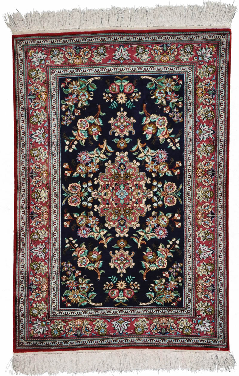 Qum Silk Persian Rug