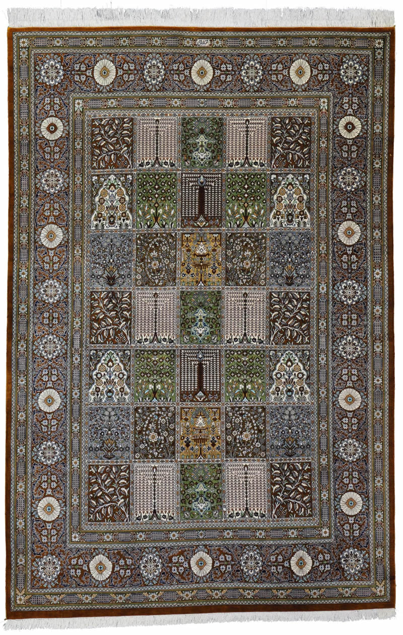 Qum Silk Persian Rug