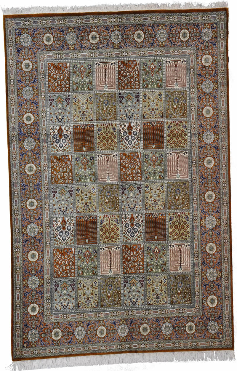 Qum Silk Persian Rug