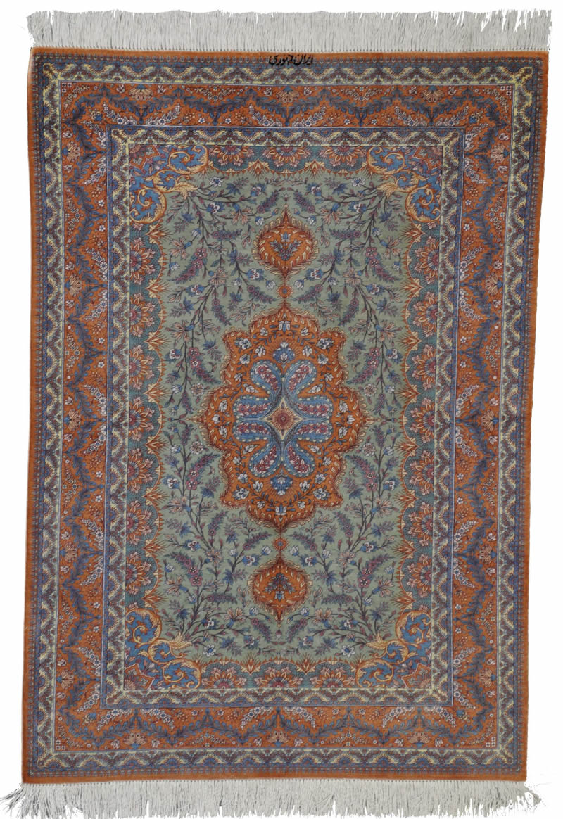 Qum Silk Persian Rug