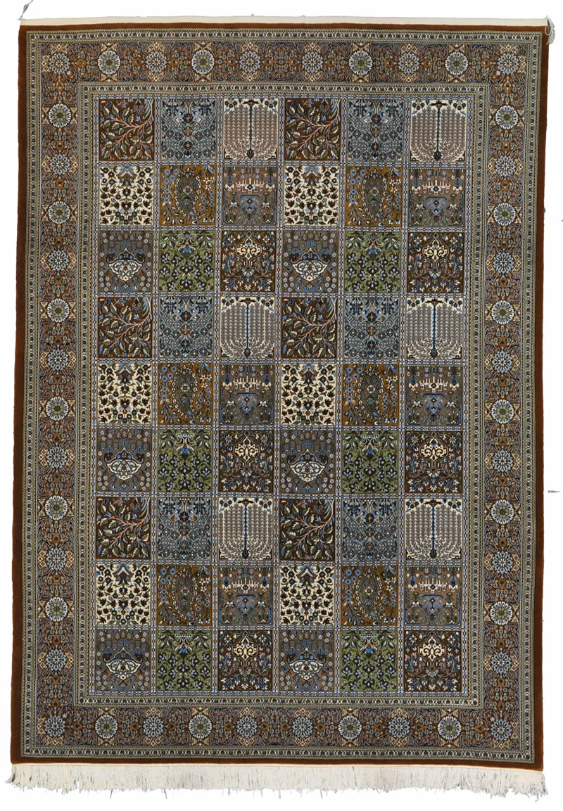 Qum Persian Silk Rug